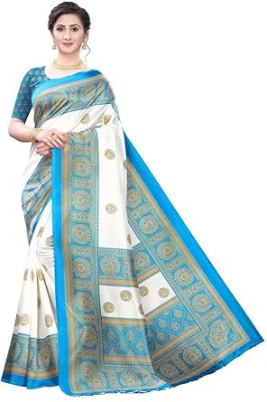 Prints Women's Fancy Mysore Printed Art Silk Saree