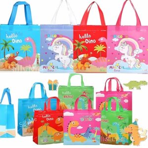 Poojavi 12Pcs Small Return Gift Bags Birthday Party For Kids-Gift Covers For Return Gifts,Small-Hand Bag For Kids-Birthday Return Gifts For Kids Age 8 12 3 4 5,Multicolor