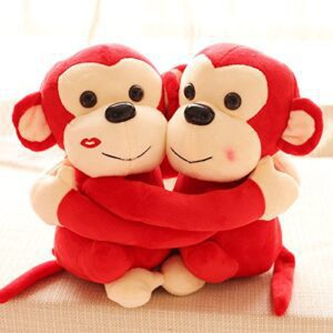 Cuddly Couple Soft Toys Plush Stuffed Teddy Bear ? Kids Birthday Gift (Red)