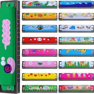 Poojavi Return Gifts for Birthday Party in Bulk- 12Pcs Harmonica for Kids, Return Gifts for Kids, Cartoon Musical Instrument Birthday Return Gifts for Girls & Boys