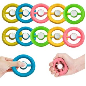 Poojavi 10 Pcs Glow-in-The-Dark Grip Rings as Birthday Return Gifts