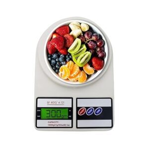 Kitchen Weight Machine 6 Months Manufacturer Warranty, Digital Scale with LCD Display, Scale for Home Baking, Cooking & Balance Diet. Machine with capacity 10Kg, SF400/A121,Color May Vary