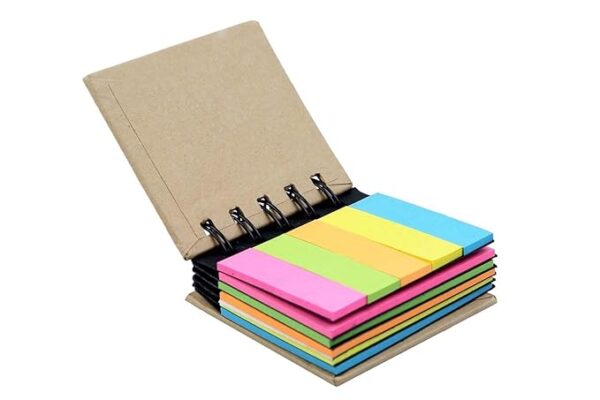 Pocket Size Spiral Sticky Note Pad