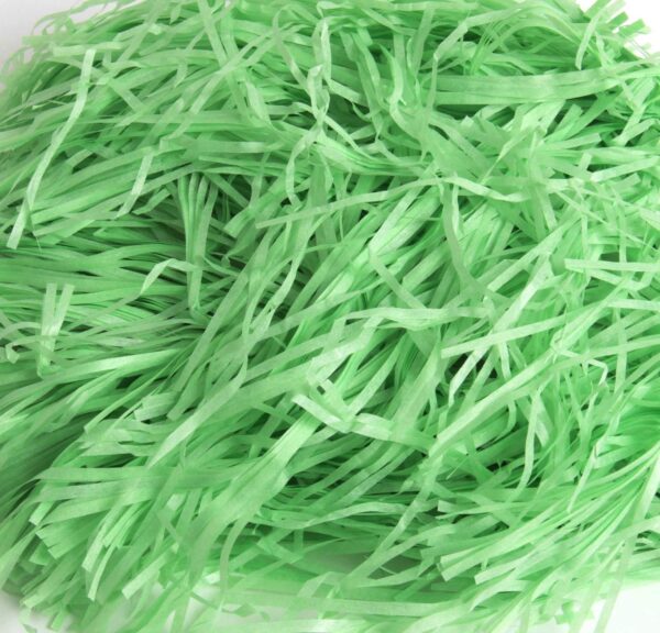 100 Grams Mint Green Paper Grass for Crafts Project Gift Packing, Packing of Gifts for Marriage, Christmas, Baby Shower & Any Other Occasion or Party (Mint Green)