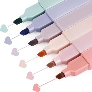Aesthetic Cute Highlighters Bible Highlighters and Pens No Bleed, highlighter pen, Mild Soft Chisel Tip Pastel Highlighter Marker Pens for Journaling Note Taking School Stationary Supplies?