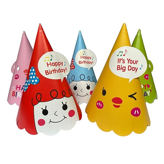 Theme Caps Pack of 10 ? Durable, comfortable, and eye-catching party hats with adjustable fit, perfect for birthdays, costume parties, and fun events.