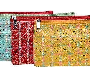 Poojavi Return Gifts Purses for Women(Pack of 4),Wedding Gifts, Housewarming Gifts