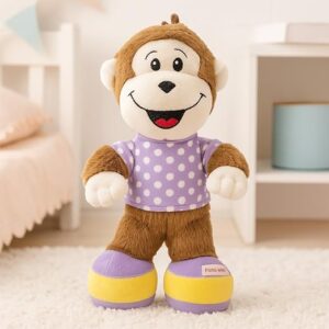 Musical Rockstar Monkey Plush Toy | 32 cm | Sound Effects | BIS Certified | Soft & Huggable Toy