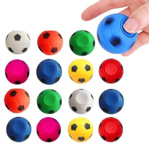 Poojavi Mini Football Spinning Toy as Birthday Return Gift | Set of 15 | Fun Toy for Boys and Girls