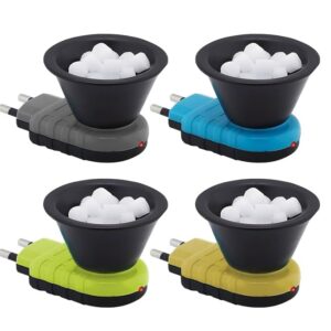 Kapoor Dani Set of 2 Camphor Diffuser for Home Bakhoor Burner Kapoor Diffuser, Electric Kapoor Dani for Puja, Aroma Diffuser,(Mix Color)