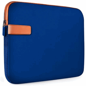 Protective Laptop Bag Sleeve fits Upto 15.6" Laptop/MacBook, Wrinkle Free, Padded, Waterproof Light Neoprene case Cover Pouch, for Men & Women, Blue