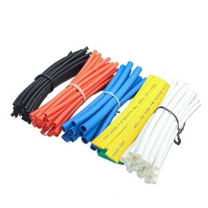 Combo of 100mm Assorted Heat Shrink Tubes (Pack of 100) | Multicolor Polyolefin for Wire Insulation & Cable Repair