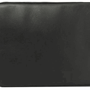 Unisex Vegan Leather Laptop Sleeve Case Cover Pouch with Back Grab Loop, Padded Laptop Compartment, Premium Zipper Closure, Water Repellent & Light Weight