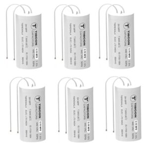 2.5 MFD 440V Tibcon Capacitor for Ceiling Fan & Mini Cooler Motor CAN (Pack Of 6)