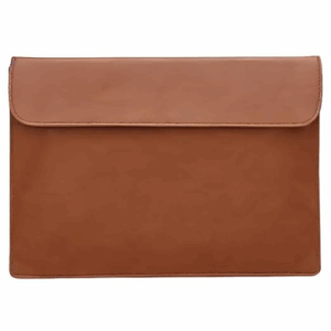 MacBook Sleeve for 13.3 Inch Laptops | Vegan Leather Cover Bag for Laptop, Notebook & Tablets | Waterproof Laptop Hand Bag for Men & Women | Stylish Case for Office & Travel | Tan