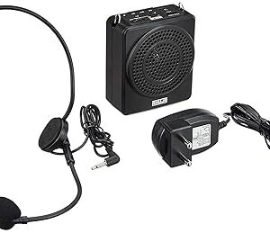 40W Wireless Bluetooth Speaker | Powerful Bass | BT 5.3 | LED Light Sync | Built-in Mic | 2400mAh Battery | 15H Playtime | TWS Pairing | Portable Handle | FM/USB Support (Black)