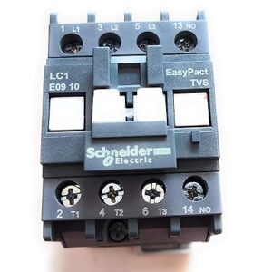 Electric LC1E0910 Power Contactor - ETVS 25A 1NO (3 Pole AC Control), Grey