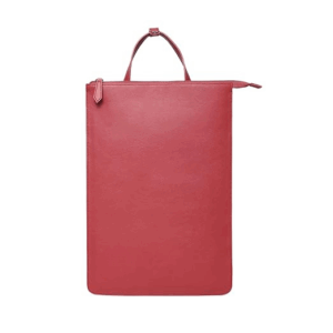 Tech Case Laptop Sleeve 15.6 Inch | Laptop Cover, MacBook Sleeve | with Padded Compartment | Vegan Leather Fabric | Fits Up to 15.6" Laptop & MacBook I Burgundy