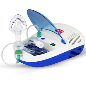 Machine | Inhaler Machine with Storage Compartment | Nebuliser Machine for Kids & Adults | Steam Machine for Cold & Cough with 2 Masks, 1 Mouthpiece & 5 Filters