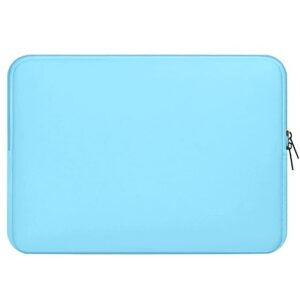 Laptop Sleeve fits Upto 15.6" Laptop/MacBook, Wrinkle Free, Padded, Waterproof Light Neoprene Carrying Bag Case Cover Sleeve Pouch, for Men and Women|Blue