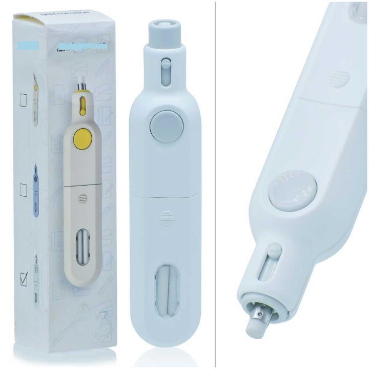 Umi Electric Eraser Set Multicolor Battery Operated/Rechargeable Creative Detailer Tool with 14 Refills, for Pencil Sketching/Drafting/Drawing, Blue