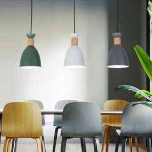 Multi Color Hanging Lights for Living Room/Bedroom, Pendant Lights for Ceiling/Kitchen Counter/Hall and Balcony and Hanging Lamps for Home Decoration (Pack of 3)