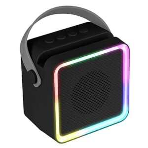 RGB Desktop Speakers, 2.0 Channel PC Computer Stereo Speaker with 6 Colorful LED Modes, Enhanced Sound and Easy-Access Volume Control, USB Powered w/ 3.5mm Cable