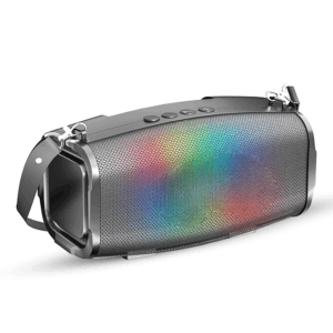 Bluetooth Speaker with 10W RMS Stereo Sound, Water Resistance, Up to 10H Total Playtime, Multi-Compatibility Modes and Fast Charging (Black)