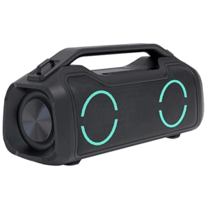 Zeb-Sound Feast 500 Bluetooth 5.0 Portable Speaker with 70W, 9H* Backup, TWS, IPX5 Waterproof, Call Function, RGB Lights, AUX, mSD, Voice Assistant, Type C and Grill Finish