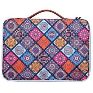 Mandala Art Canvas Printed Laptop Sleeve Case Cover for Macbook/Laptop | Compatible with 13.3" Laptops