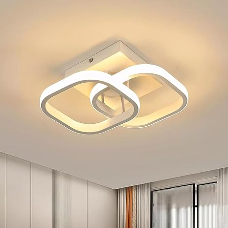 22W Modern Ceiling Light LED Acrylic Minimalism Square LED Ceiling Lamps For Hallway Office Bedroom Kitchen Living Room Ceiling Lights,Gu4