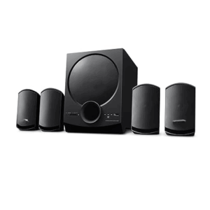 All in One 4.1ch Home Theatre System with 100W Power Output and Powerful Subwoofer ? Black