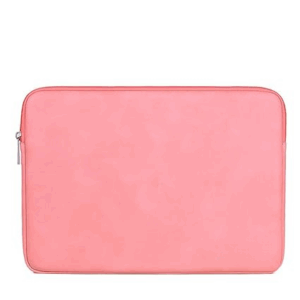 13 Inch Laptop Sleeve PU Suede Leather Case Water Resistant Cover Carrying Bag Compatible with 2021 2022 MacBook 13.6" M2 A2681 13.3" A2338 Air Pro M1 A2337 A2159 A2179 A2251 A2289 -Pink