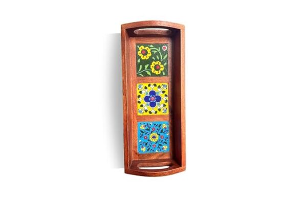 Mango Wood Premium Serving Tray for Food and Decoration