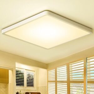 24W LED Ceiling Light for Room Modern Minimalist Square 30 * 30cm Ceiling Light 3000K Warm Light Ceiling Light Flush Mounted Light for Living Room, Bedroom, Office
