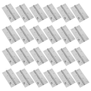 Window Door Hinges 4 Inch x 12 Gauge/2.5 MM Thickness Home, Office, Hotel for Main Window Door, Bedroom, Kitchen, Bathroom, Premium Stainless Steel Welded Head (Matt Finish, Pack of 24 Pcs)