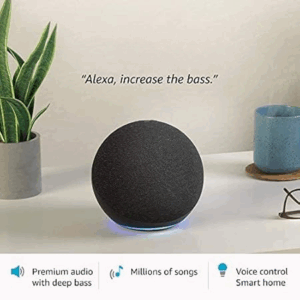 (4th Gen) | Premium sound powered by Dolby and Alexa (Black)