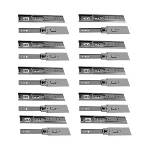 18 inch Channel for Drawer I Slide Ball Bearing Slide Zinc 46-450 mm | Drawer Channel 18 inch for Kitchen - Weight Capacity - 45 Kg [ISBB450] - Set of 10 Pair
