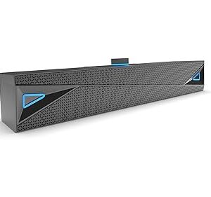 20W Bluetooth Soundbar with 2000mAh Battery | 2X Bass | Up to 9hrs of Playback | Bluetooth 5.3, Aux in, USB, Micro TF Card Connectivity (Grey)