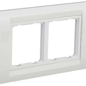 Polycarbonate 4 Module Tresa Plate (Standard Size, White) (Pack of 4)