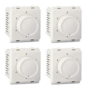 Module Step type Fan regulator - White (Pack of 4)