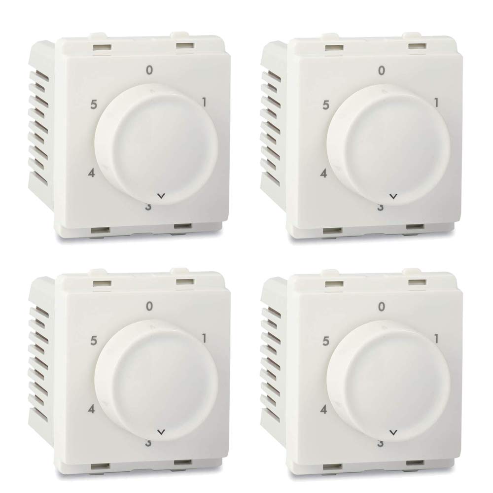 Module Step type Fan regulator - White (Pack of 4)
