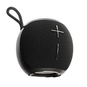 Newly Launched Bassbox Q10 Bluetooth Speaker with 10 Watt BoomX Audio, Up to 18Hrs Playtime, Type-C Charging, AUX/TF Card/USB & BT 5.4 Compatible, Dual Radiator, Portable Speaker (Pure Black)