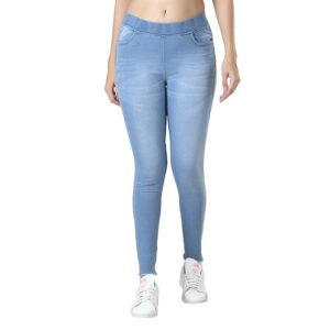 Clothing Wishker Shade,Girls & Womens,Slim Fit,Stretchable Denim Jegging,High Rise,Ankle Length Size Upto 26 to 40