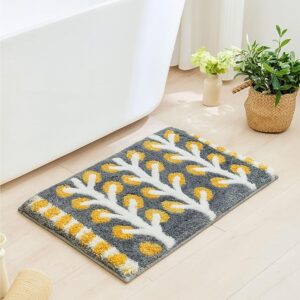 Super Soft Kid's Tree Bath Mat Non-Slip Machine Washable Bathroom Mat for Home, Bedroom and Living Room (40x60 cm) - Pack of 1