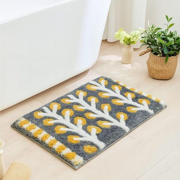 Super Soft Kid's Tree Bath Mat Non-Slip Machine Washable Bathroom Mat for Home, Bedroom and Living Room (40x60 cm) - Pack of 1