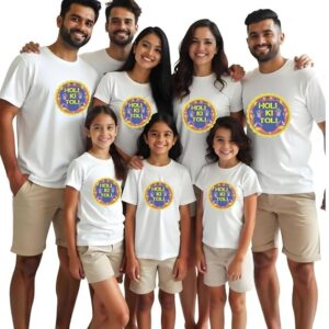 Group T Shirts for Family Friends Travel Tshirts Printed Cotton Regular Fit Cotton Men Women Kid Boy Girl Trip Vacation Dress for Holi Celebration