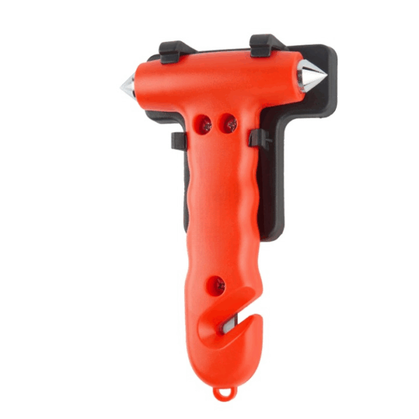 Car Safety Window Hammer and Seat Belt Cutter with Holder