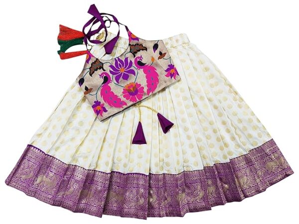 Baby Girl's Readymade Lehenga Choli For Kids