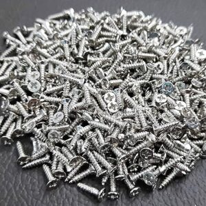 2mm Dia for Small Furniture, Instruments, Projects and DIY -480pcs (M2x8mm, Silver)